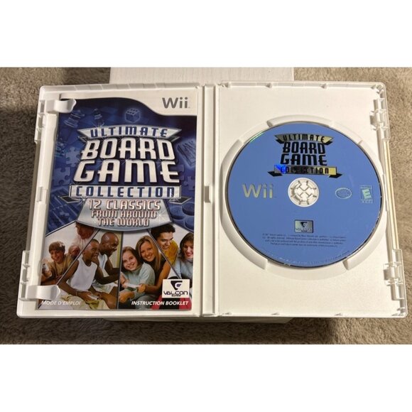 Ultimate Board Game Collection Wii 12 Classics Around The World W/ Manual & Case - Picture 4 of 5